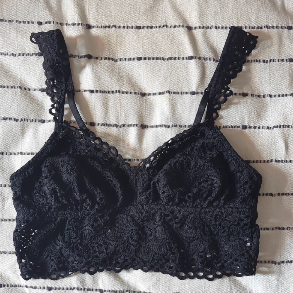 Aerie Black Lace Bralette